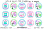 Cute As A Button - Sew Cute - 1" Bottle Cap Images - INSTANT DOWNLOAD