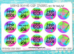 M2M "Jesus is My Rock, and That's How I Roll" - 1" BOTTLE CAP IMAGES - INSTANT DOWNLOAD