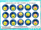 Emojis!! - 1" Bottle Cap Images - INSTANT DOWNLOAD