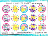 Eggstra Chick - Easter Chick Inspired - 1" Bottle Cap Images - INSTANT DOWNLOAD